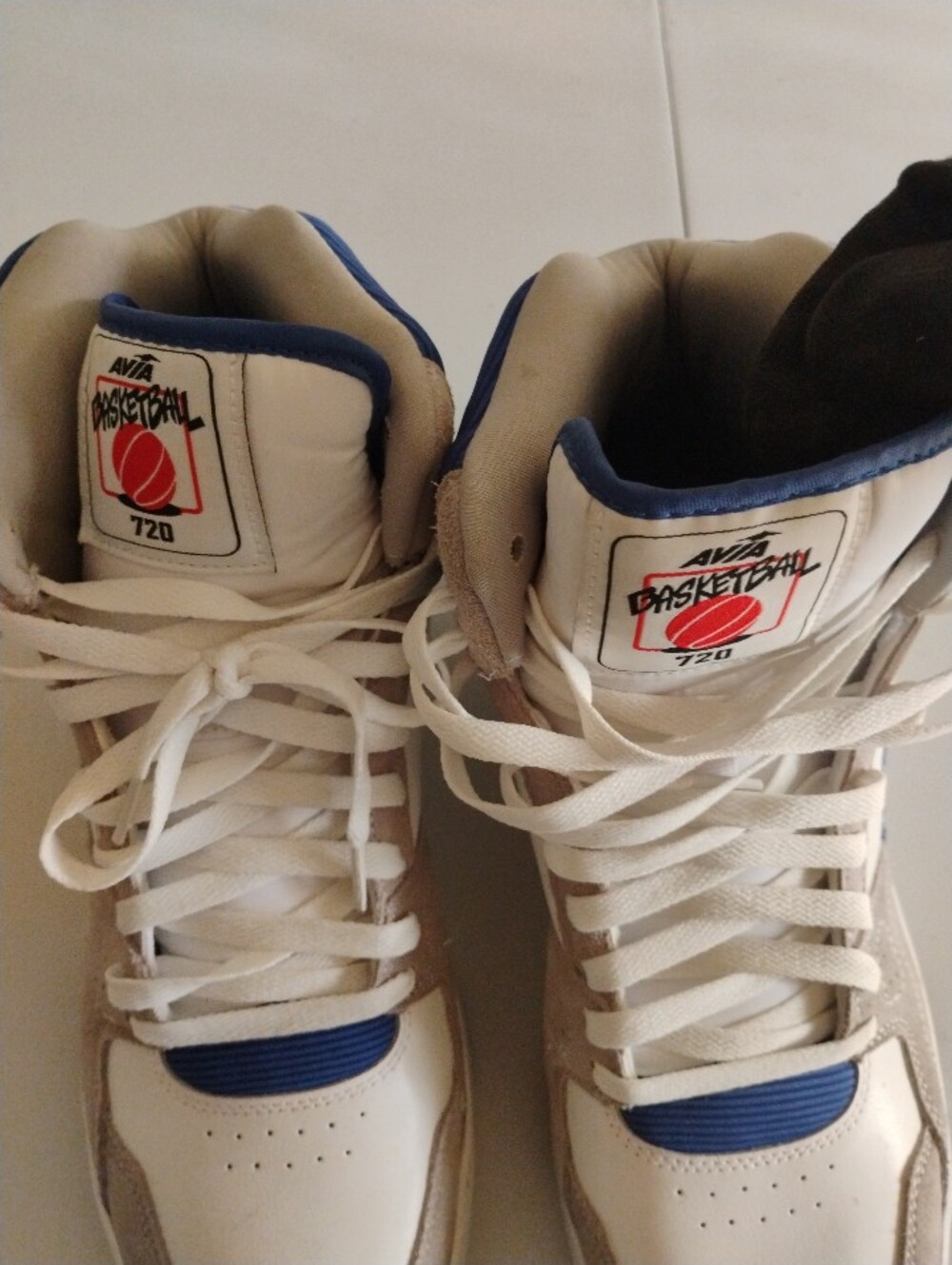 Vintage Avia 720 High Top Sneakers Blue White Retro Basketball Men 11 - Picture 12 of 12